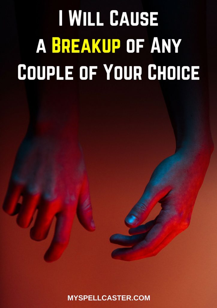 Free voodoo spells to break up a couple