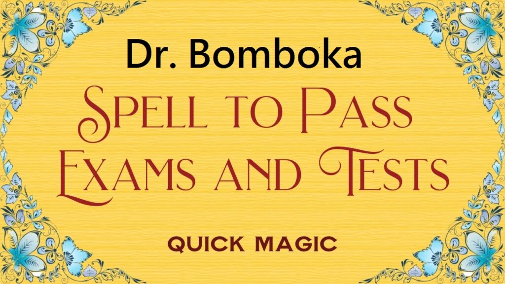 Spells to pass exams