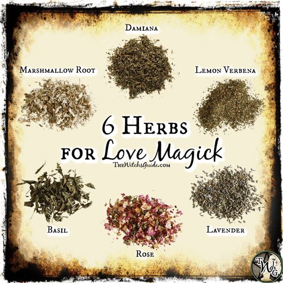 Love spells with herbs